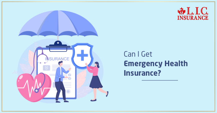 Can I Get Emergency Health Insurance | Canadian LIC